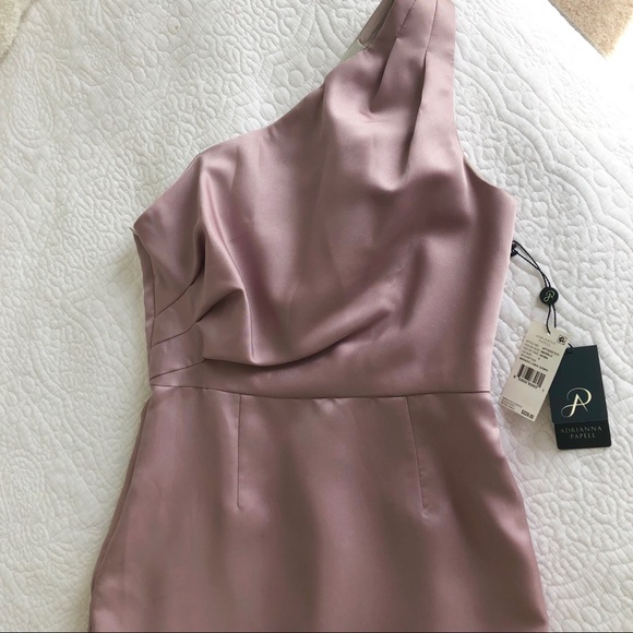 ADRIANNA PAPELL
ONE-SHOULDER RUFFLED EVENING DRESS - Picture 9 of 10